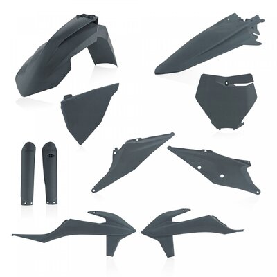 ACERBIS PLASTIC KIT KTM SX SXF 19-22 METALLIC GREY