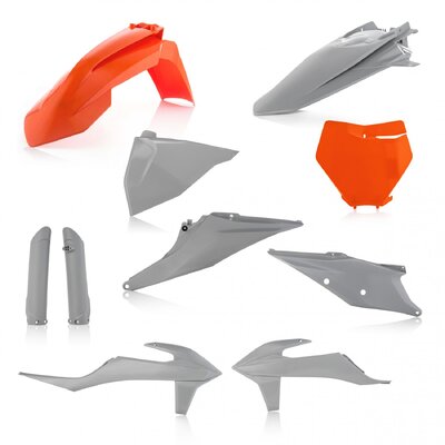 ACERBIS PLASTIC KIT KTM SX SXF 19-22 GREY HAWK FACTORY