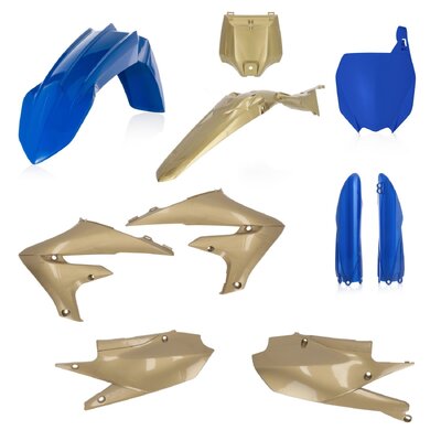 ACERBIS PLASTIC KIT YZF 250 19-23 450 18-22 BLUE GOLD