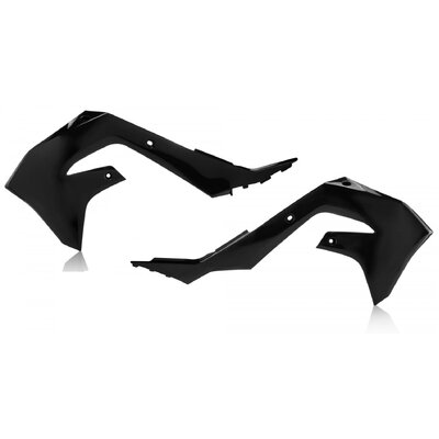 ACERBIS RADIATOR SHROUDS KXF 250 21-24 450 19-23 BLACK