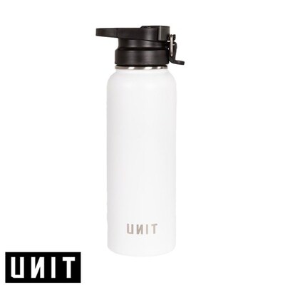 Unit Water Bottle - White - 1.1L