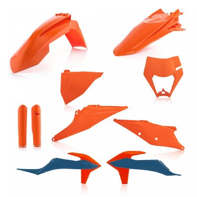 ACERBIS PLASTIC KIT KTM EXC EXCF 20-23 ORIGINAL 22