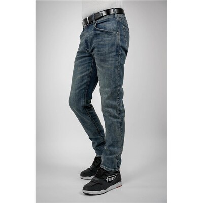 Bull-It 24 Mens Ajax Straight Regular Jeans - AA - Steel Blue