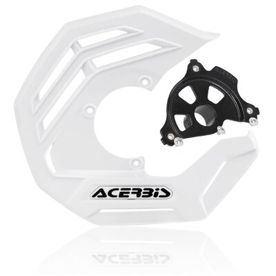 ACERBIS X-FUTURE DISC COVER BLK KIT WHITE SHERCO 19-24