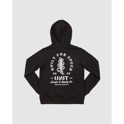 Unit Youth Rattle Fleece Hoodie - Black - 16