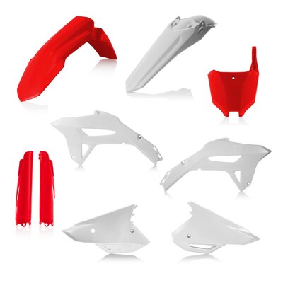 ACERBIS PLASTIC KIT HONDA CRF 250 22-24 450 21-24 RED/WHITE