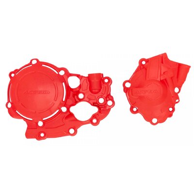 ACERBIS X-POWER ENGINE PROTECTORS HONDA CRF 250 R 22-25 RED