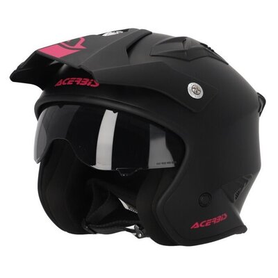 Acerbis Jet Aria 22.06 Helmet - Black/Pink