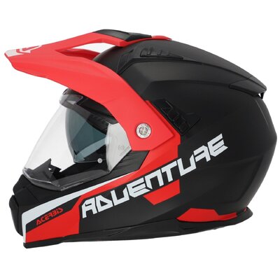 Acerbis Adventure Flip ECE 22.06 Helmet - Grey/Red