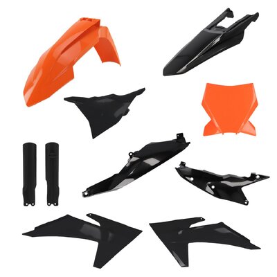 iPLASTIX PLASTIC KIT KTM SX SXF 23-24 ORANGE BLACK