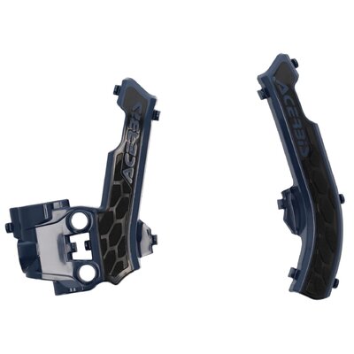 ACERBIS X-GRIP FRAME GUARDS HUSQVARNA TC 50 16-23 BLUE-BLACK