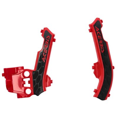 ACERBIS X-GRIP FRAME GUARDS GAS GAS MC 50 21-23 RED-BLACK