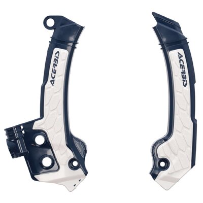 ACERBIS X-GRIP FRAME GUARDS TC FC 23-25 TE FE 24-25 BLUE WHITE