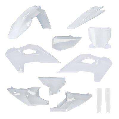 iPLASTIX PLASTIC KIT HUSQVARNA TC FC 23-24 WHITE