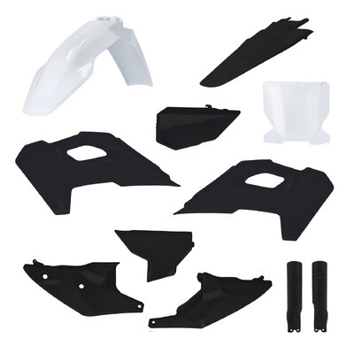 iPLASTIX PLASTIC KIT HUSQVARNA TC FC 23-24 WHITE BLACK