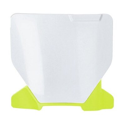 iPLASTIX FRONT PLATE HUSQVARNA TC FC 23-24 WHITE YELLOW