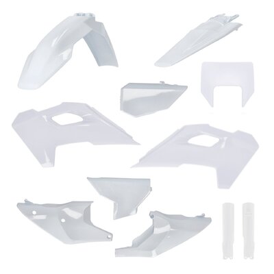 iPLASTIX PLASTIC KIT HUSQVARNA TE FE 24-25 WHITE