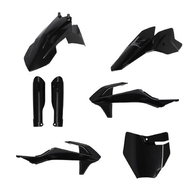 ACERBIS PLASTIC KIT KTM SX50 16-23 GAS GAS MC50 21-23 BLACK