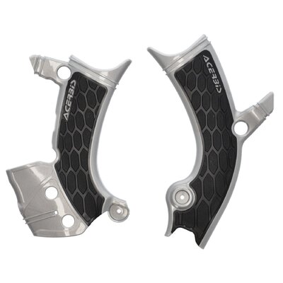 ACERBIS X-GRIP FRAME GUARDS YZF 250 24-25 YZF 450 23-25 SILV-BLK