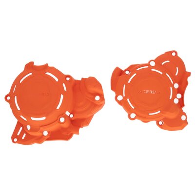 ACERBIS X-POWER ENGINE PROTECTORS EXC TE 250 300 24-25 ORANGE