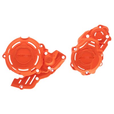 ACERBIS X-POWER ENGINE PROTECTORS EXCF FE 250 350 24-25 ORANGE