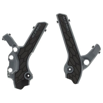 ACERBIS X-GRIP FRAME GUARDS SUZUKI DRZ 400 00-25 GREY-BLACK