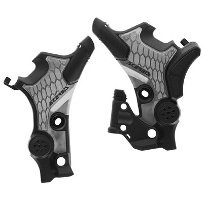 ACERBIS X-GRIP FRAME GUARDS HONDA TRANSALP XL750 24-25 BLACK GREY