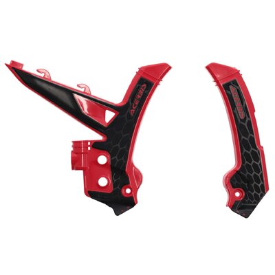 ACERBIS X-GRIP FRAME GUARDS GAS GAS MC EC 24-25 RED-BLK