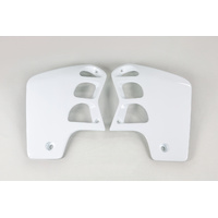 UFO Radiator Shrouds - Honda CR500 89-01 - White