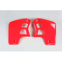 UFO Honda Radiator Shrouds CR500 89-02 - Red