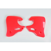 UFO Radiator Shrouds - Honda CR125 93-94/250 92-94 - Red (92-99)