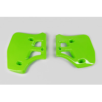 UFO Radiator Shrouds - Kawasaki - KX250 88-9/KX500 88-03 - Green