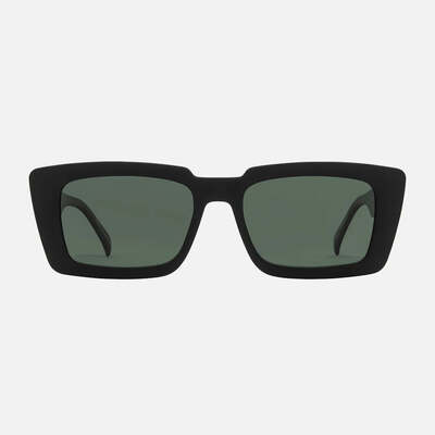 Carve Ziggy - Matt Black Frame Green Polarized Lens - OS