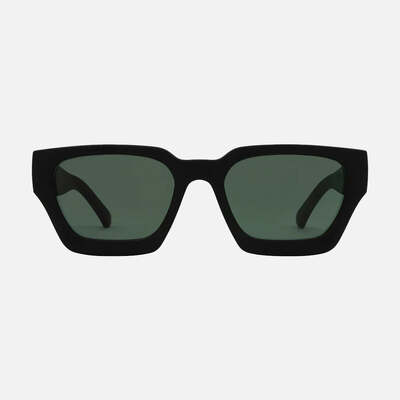 Carve Nova - Matt Black Frame with Green Lens - OS