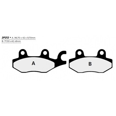 BRAKE PADS 2P-212 ST SINT