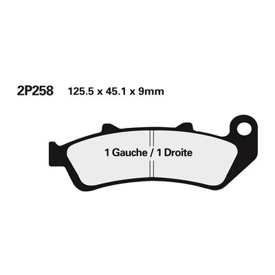 BRAKE PADS 2P-258 ST SINT