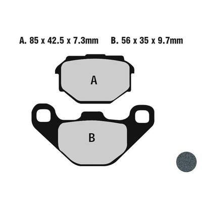 BRAKE PADS 2P-263 SS