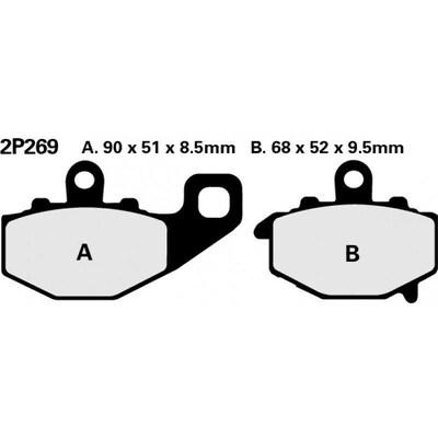 BRAKE PADS 2P-269 NS