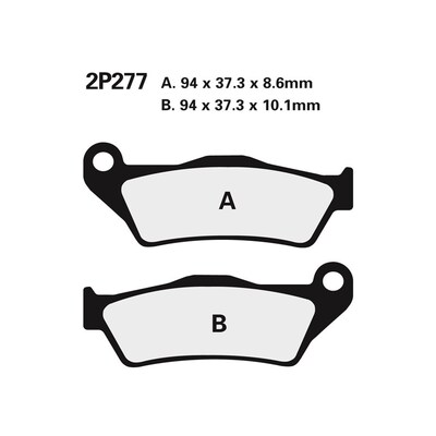 BRAKE PADS 2P-277 NS/SS