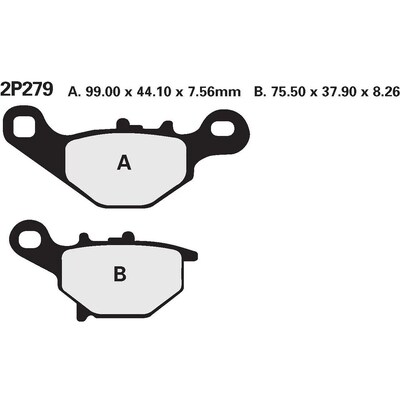 BRAKE PADS 2P-279 GS H.D.