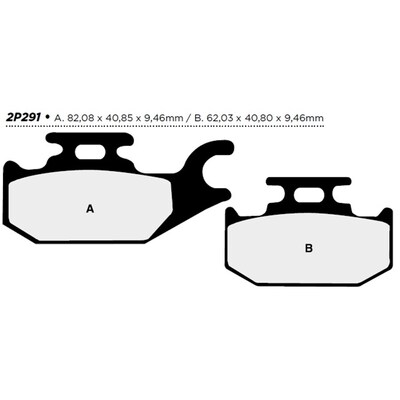 BRAKE PADS 2P-291 ST SINT