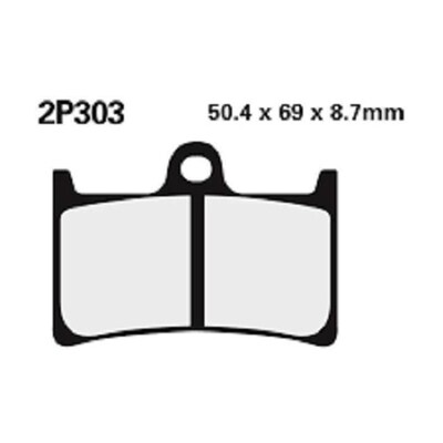 BRAKE PADS 2P-303 ST SINT