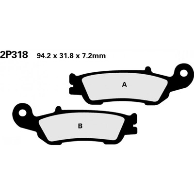 BRAKE PADS 2P-318 ST SINT