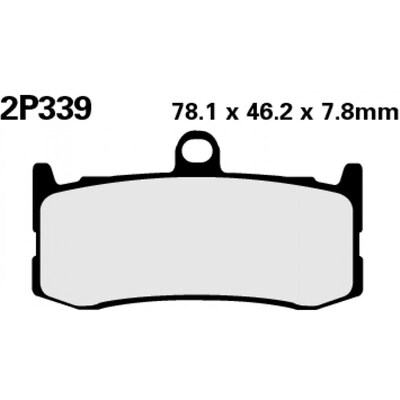 BRAKE PADS 2P-339 ST SINT