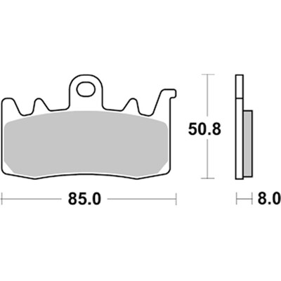 BRAKE PADS 2P-370 ST SINT