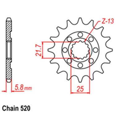 FRT SPR STEEL 12T 520P