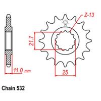 Link Front Sprocket - Yamaha - 532 - Steel - 16