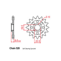 Front Sprocket - Steel 14T 520P