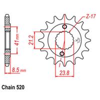 Front Sprocket Steel 15T 630