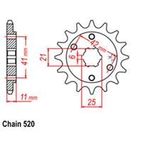 Front Sprocket Steel 15T 520 D/D